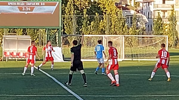 Omladinci Spartaka kao glineni golubovi, Omladinska liga Srbije