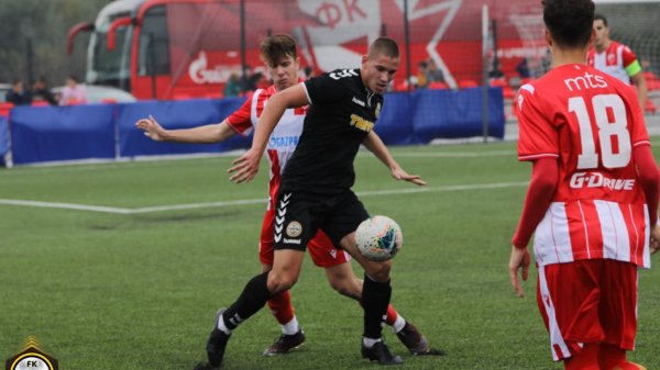 Omladinci Crvene zvezde remizirali protiv Trayala, Omladinska liga Srbije