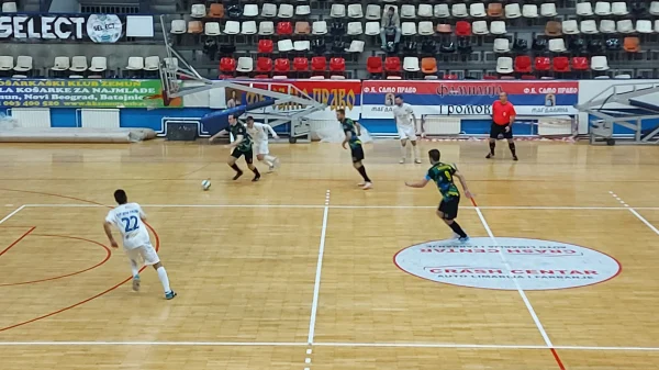 Zemunci lavovski do boda sa liderom, Prva Futsal liga