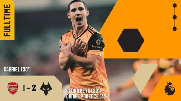 Vulvsi savladali Arsenal u gostima nakon 41 godine, Engleska: Premier League