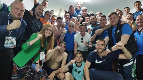 "Oklopnici" na štitu iz Kostolca, Srpska liga Zapad