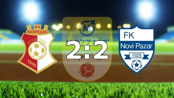 Podela bodova u Kruševcu, Mozzart Bet Super liga Srbije